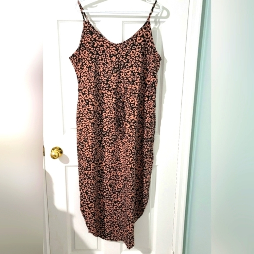 NWT Beachsissi Women's Animal Print Swim Cover-Up Size XL